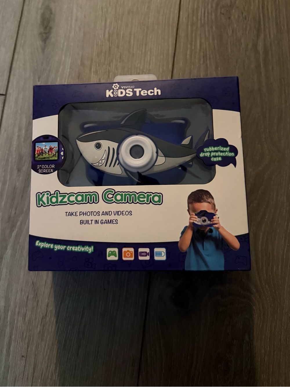 KidzTech Kidzcam Shark Kids Camera - Blue